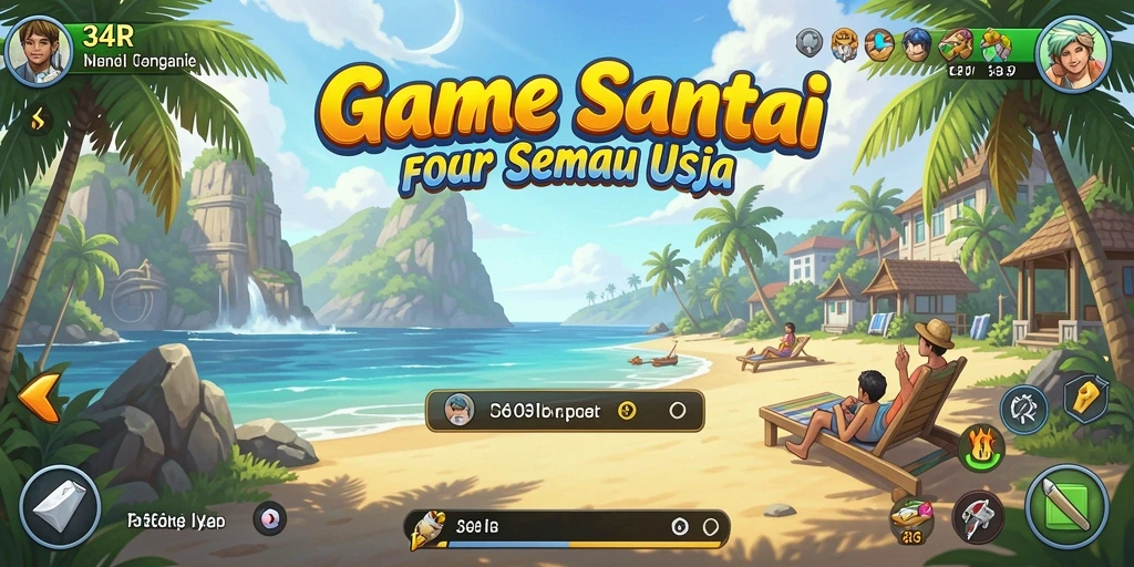 Screenshot gameplay 34R yang menarik dan seru.