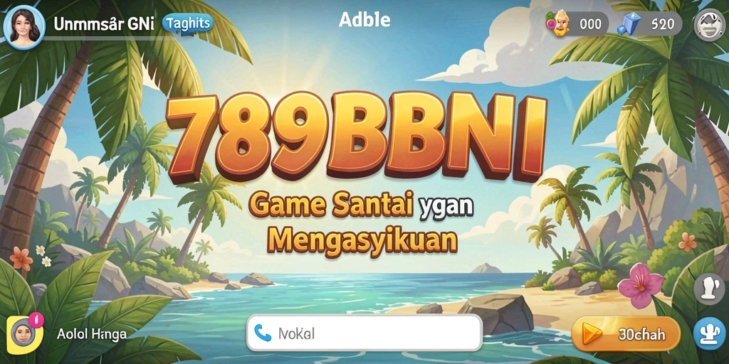 Screenshot gameplay 789BNI yang penuh warna dan seru.