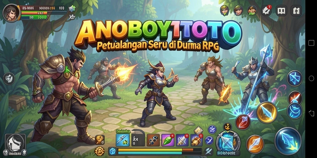 Tampilan aksi menegangkan dalam gameplay ANOBOYTOTO yang seru.