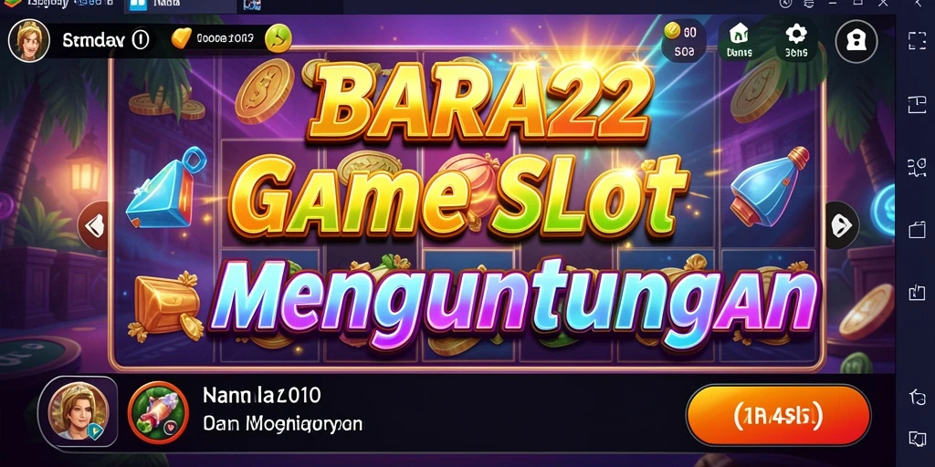 Tampilan gameplay menarik di BARA22 dengan elemen Slot yang memukau.