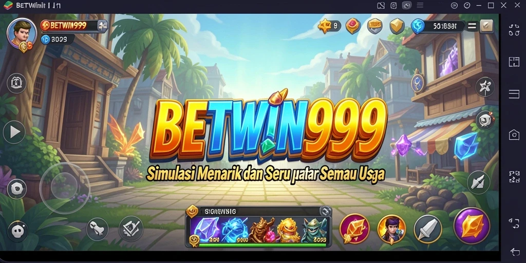Screenshot utama menunjukkan gameplay BETWIN999 yang menakjubkan dan interaktif.