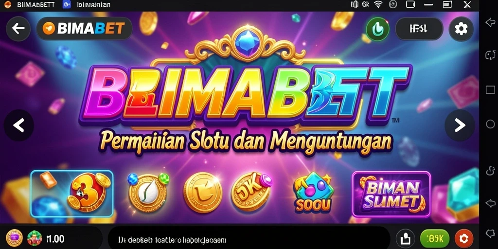 Tampilan gameplay seru di BIMABET dengan berbagai tema slot.