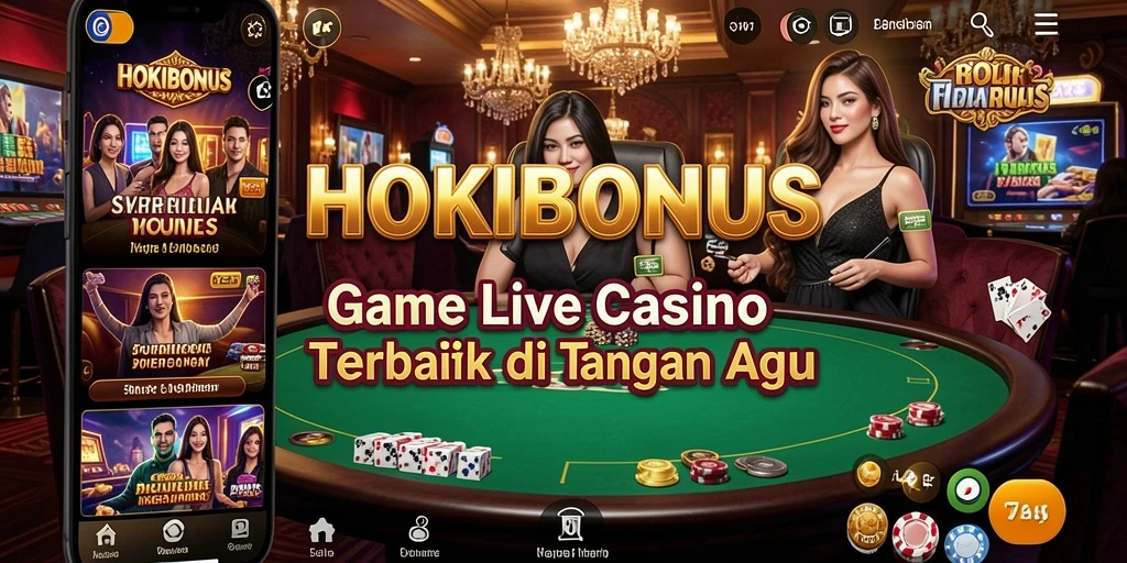 Gameplay HOKIBONUS menampilkan aksi seru di meja Live Casino.