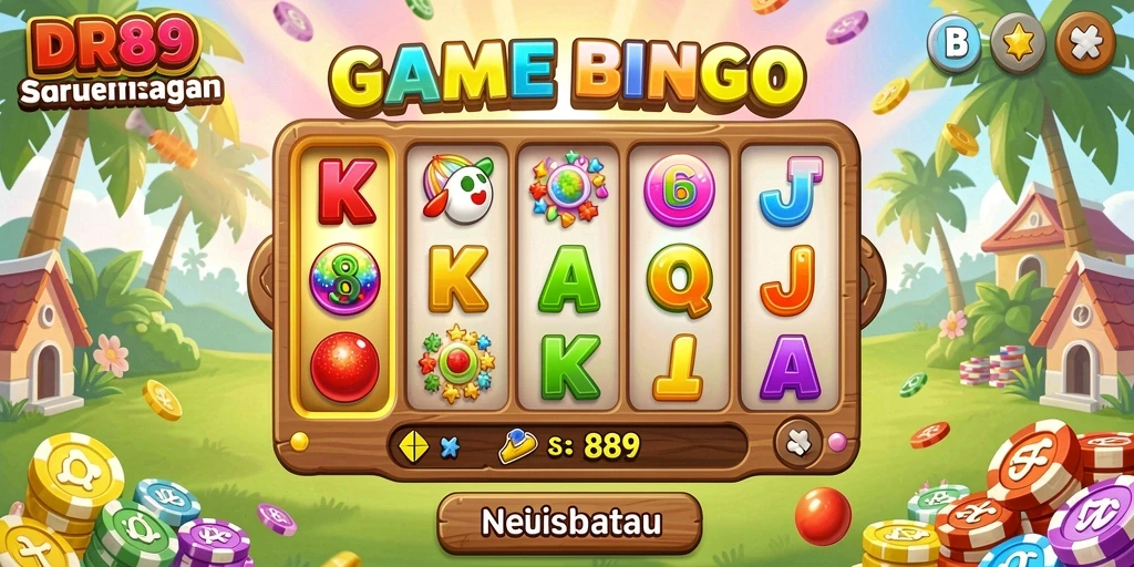 Tampilan gameplay seru dari IDR89 dengan suasana Bingo yang mengasyikkan.