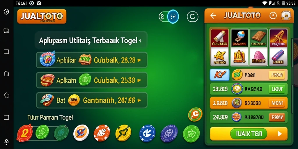 Tampilan antarmuka JUALTOTO yang informatif dan intuitif.