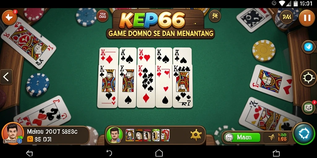 Tampilan seru gameplay Domino di KEPO66.