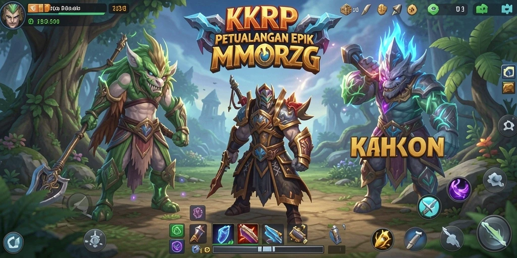 Tampilan gameplay KKRP yang mendebarkan dalam dunia MMORPG.