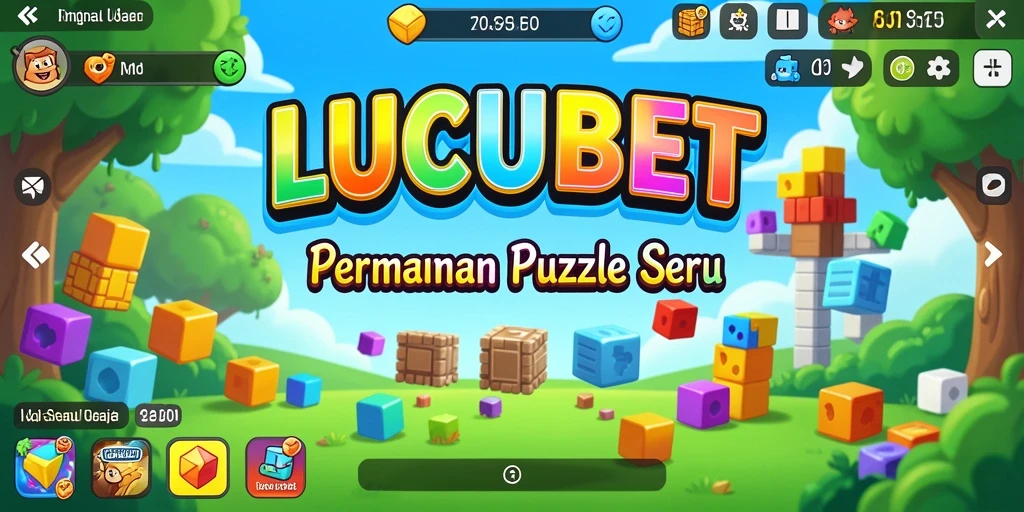 Tampilan gameplay seru LUCUBET dalam tantangan puzzle.