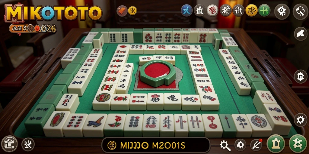 Tangkapan layar utama gameplay MIKOTOTO yang menampilkan aksi Mahjong.