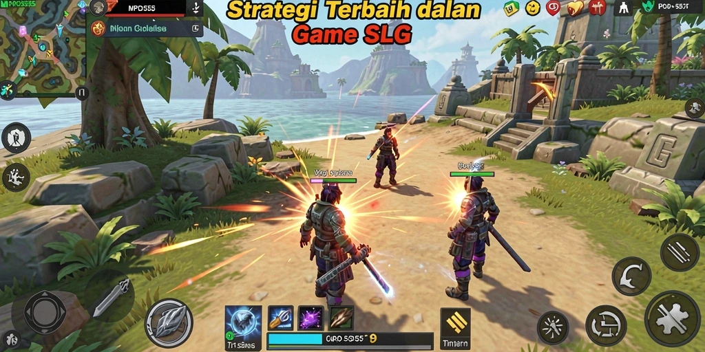 Tampilan menarik dari pertempuran strategis dalam MPO555.