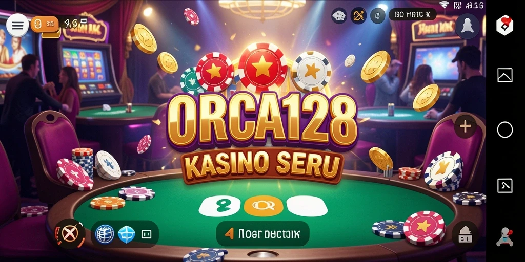 Screenshot menunjukkan gameplay seru di kasino virtual.