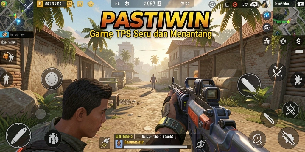 Tampilan menarik dari gameplay PASTIWIN saat pertempuran.