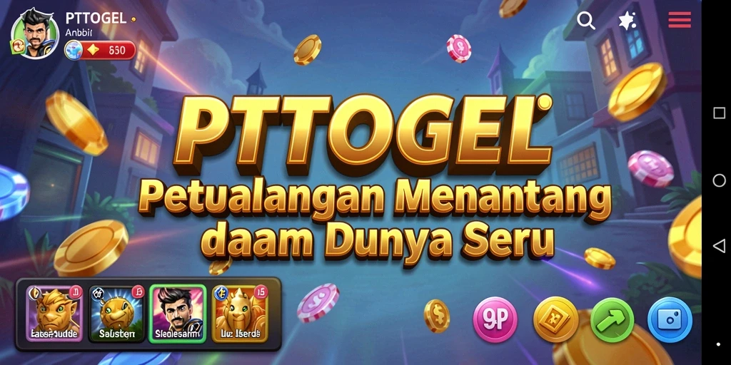 Tampilan gameplay petualangan seru di PTTOGEL.