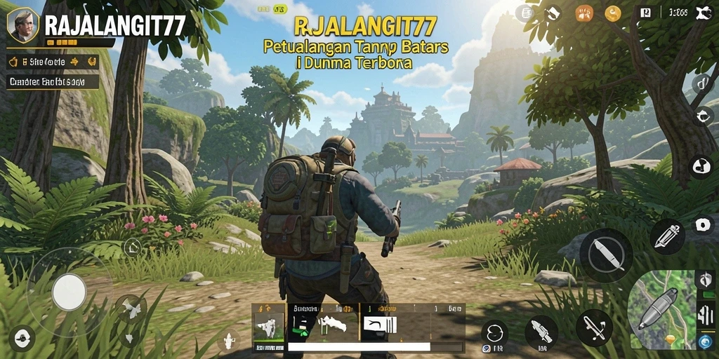 Tampilan gameplay seru di dunia terbuka RAJALANGIT77.