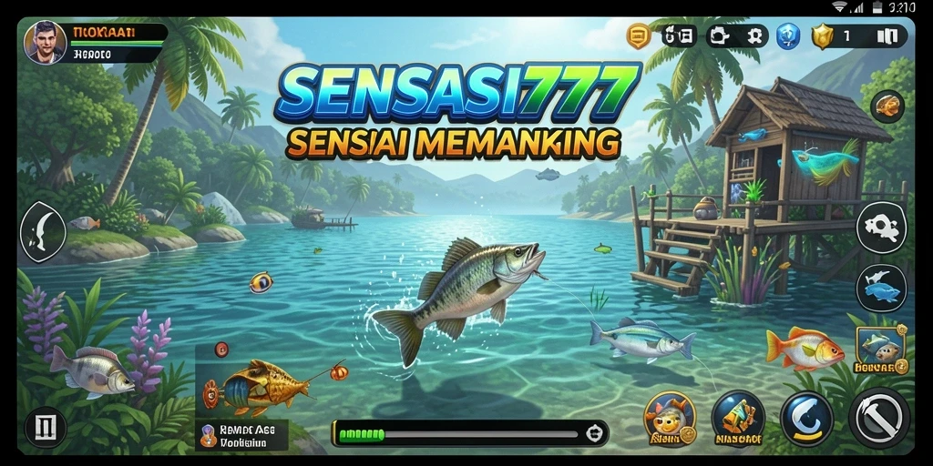 Gameplay memancing yang menarik di SENSASI777.