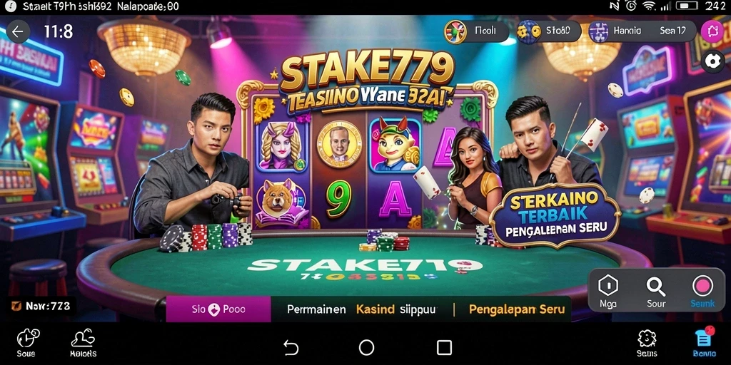 Screenshot STAKE779 menampilkan gameplay Kasino yang seru dan menarik.